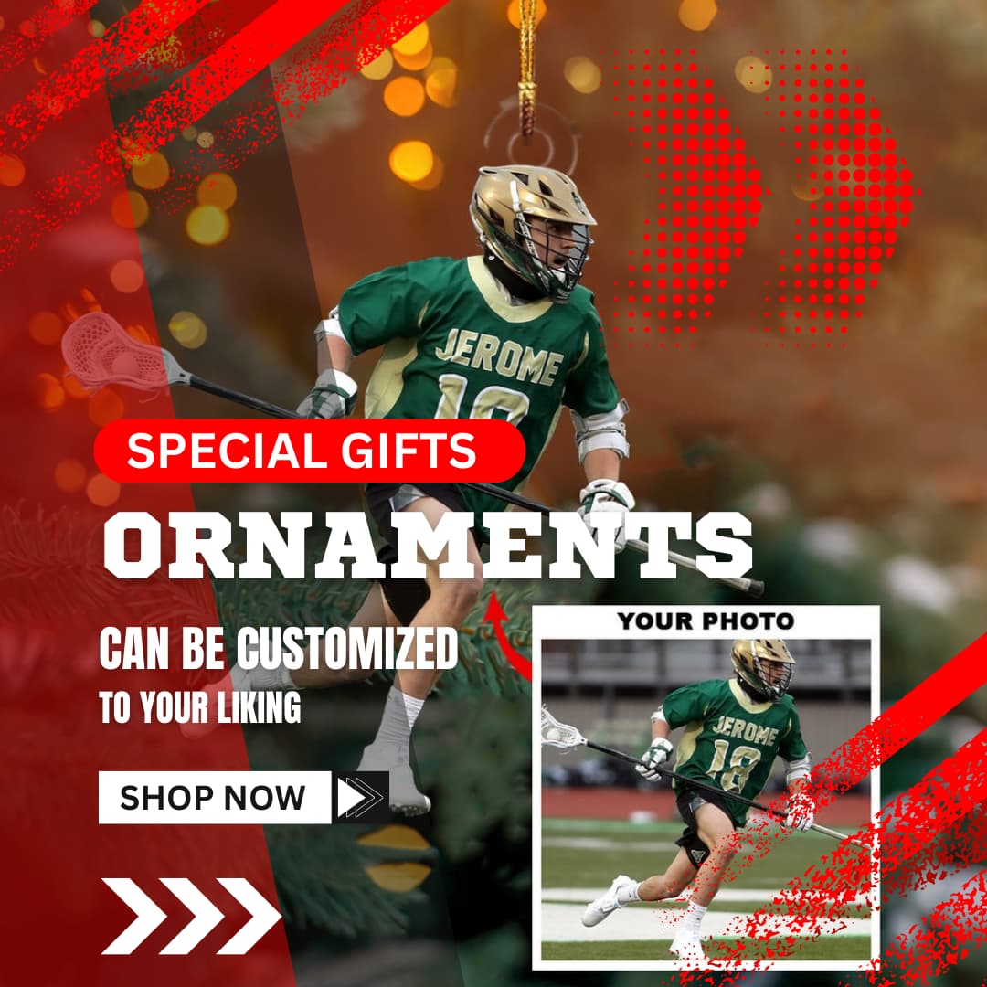Lacrosse Gifts Store Personalized Ornaments - Lacrosse Gifts Store